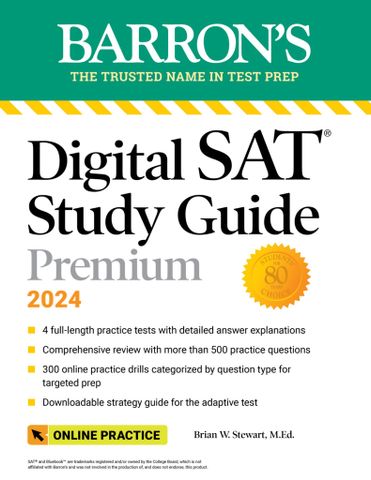 Digital SAT Study Guide Premium, 2024 (mục lục không có số trang)