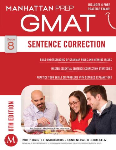 GMAT Sentence Correction, Sixth Edition