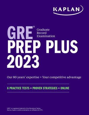 GRE Prep Plus 2023 (Kaplan Test Prep) (mục lục không có số trang)