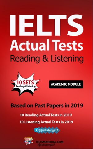 IELTS Actual Tests Reading and Listening (Audios sent via email)