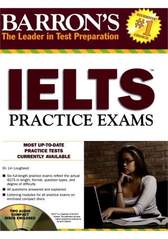 IELTS Practice Exams with MP3 audios (sent via email), (printed in black & white)