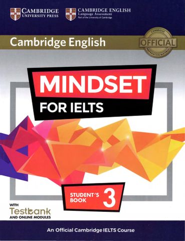 Mindset for IELTS Level 3 Student's Book without code (Audios and online modules sent via email)