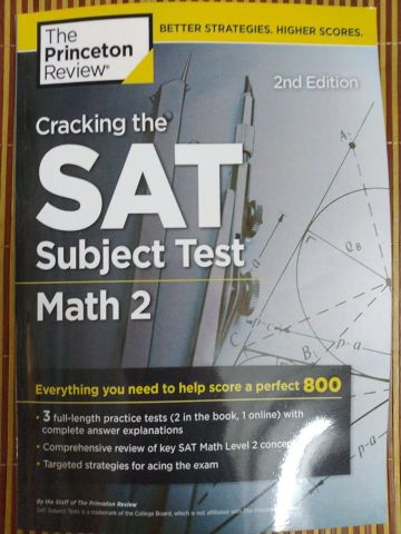 Cracking the SAT Subject Test in Math 2, 2nd Edition