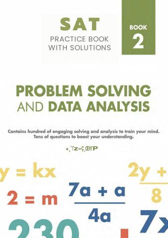 Sat Mathematics Practice Book With Solutions 2 Problem Solving