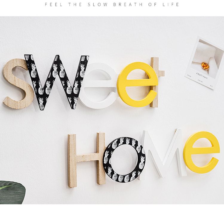 BẢNG GỖ CHỮ SWEET HOME