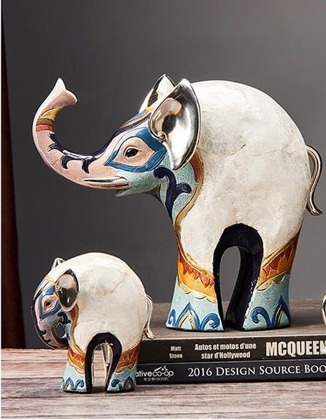 CẶP VOI ĐÍNH XÀ CỪ