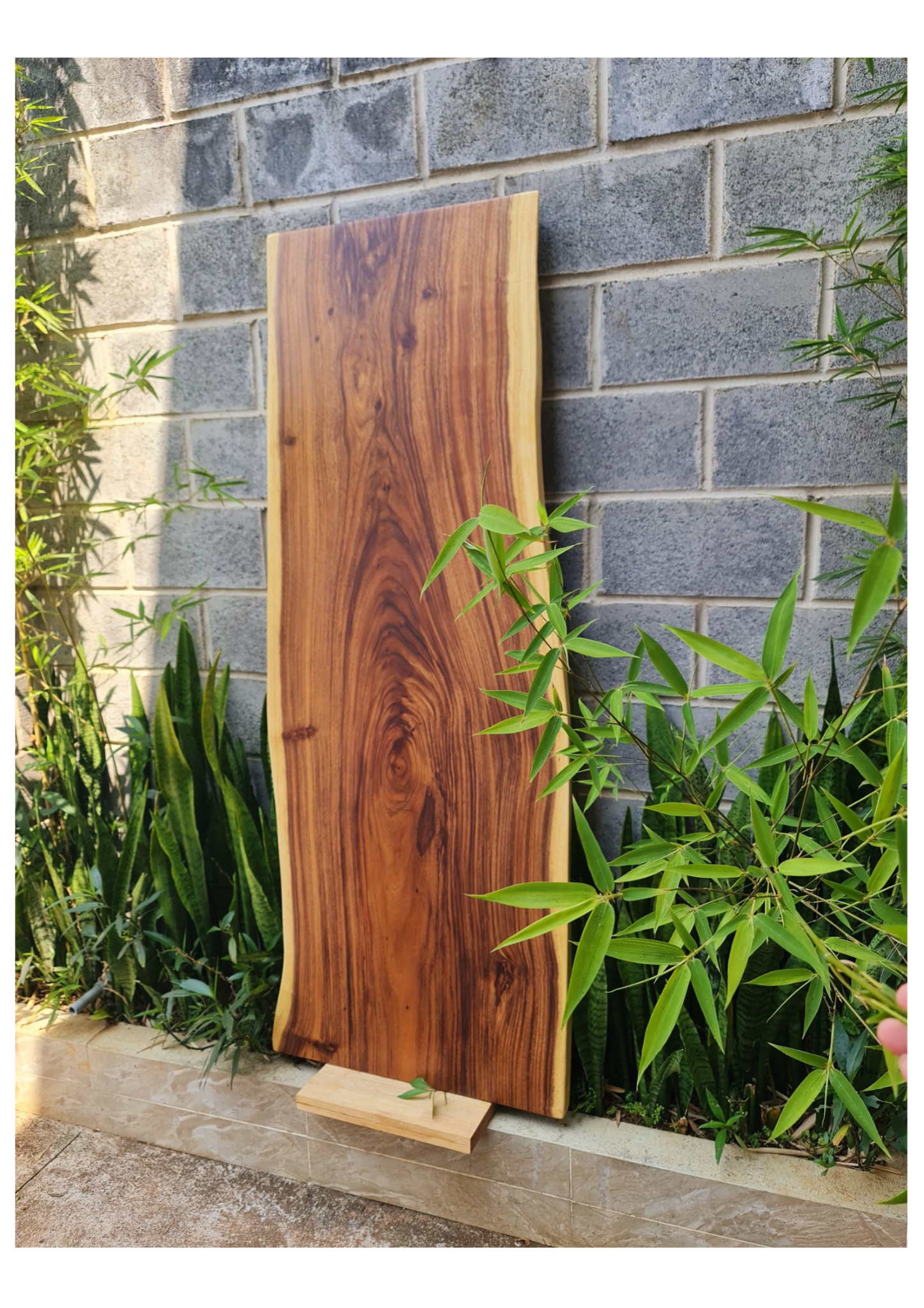 BÀN GỖ ME TÂY 180 x 61-70 x 5