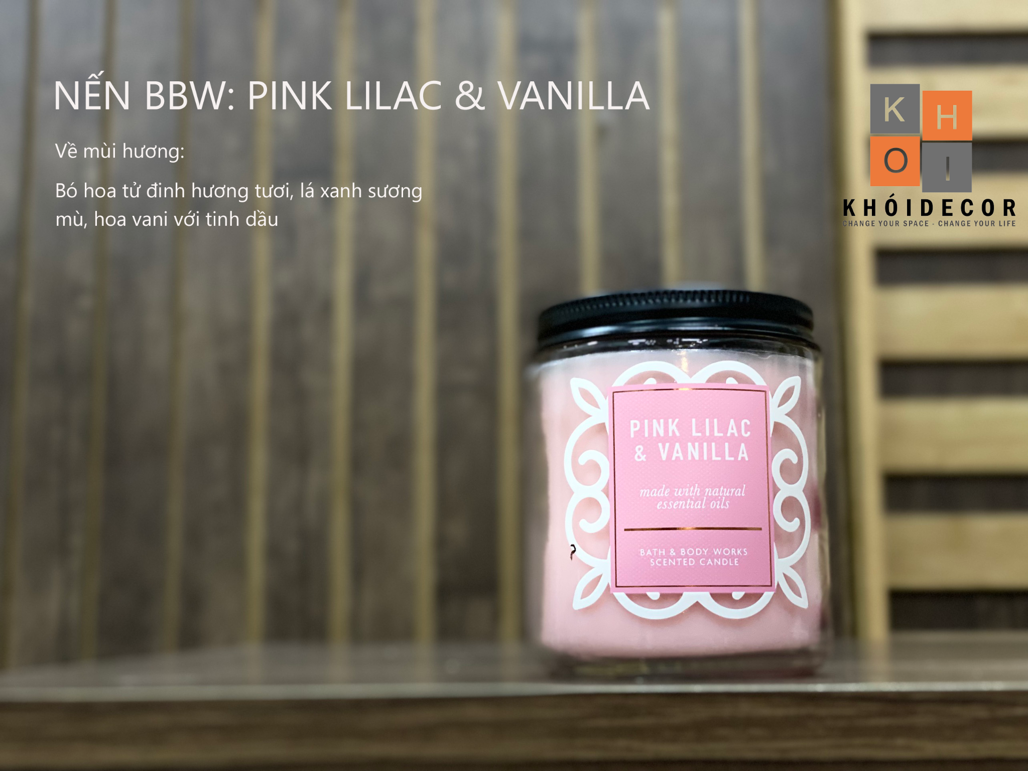 NẾN BBW: PINK LILAC & VANILLA