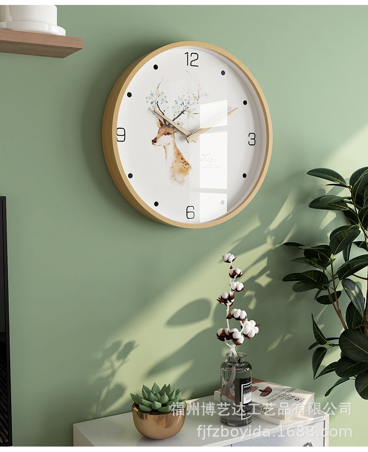 ĐỒNG HỒ VIỀN GỖ - 35 CM