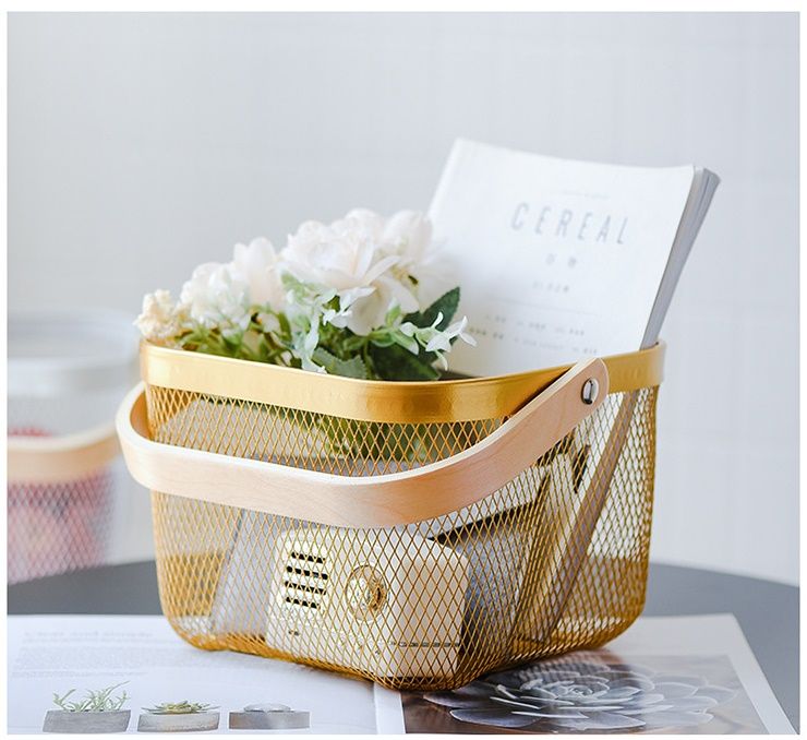 GIỎ TRÁI CÂY KIM LOẠI
