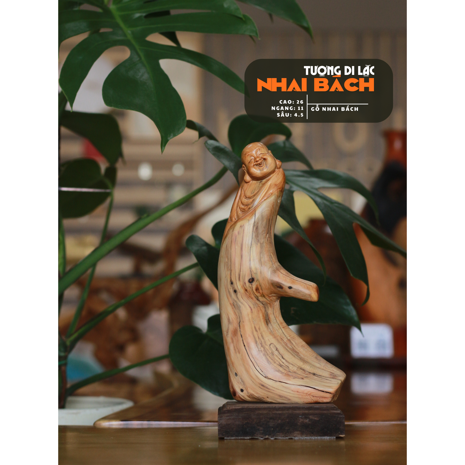 TƯỢNG GỖ NHAI BÁCH