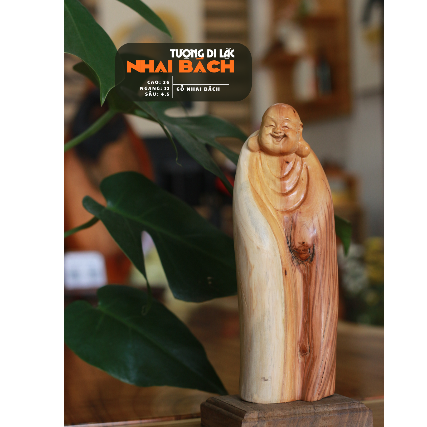 TƯỢNG GỖ NHAI BÁCH
