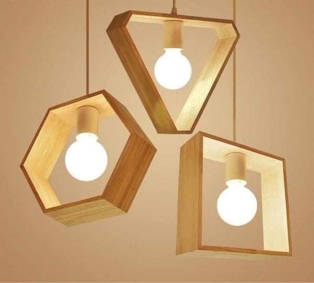 ĐÈN GỖ TREO