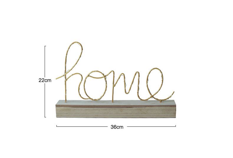 BẢNG ĐÈN CHỮ HOME - LOVE