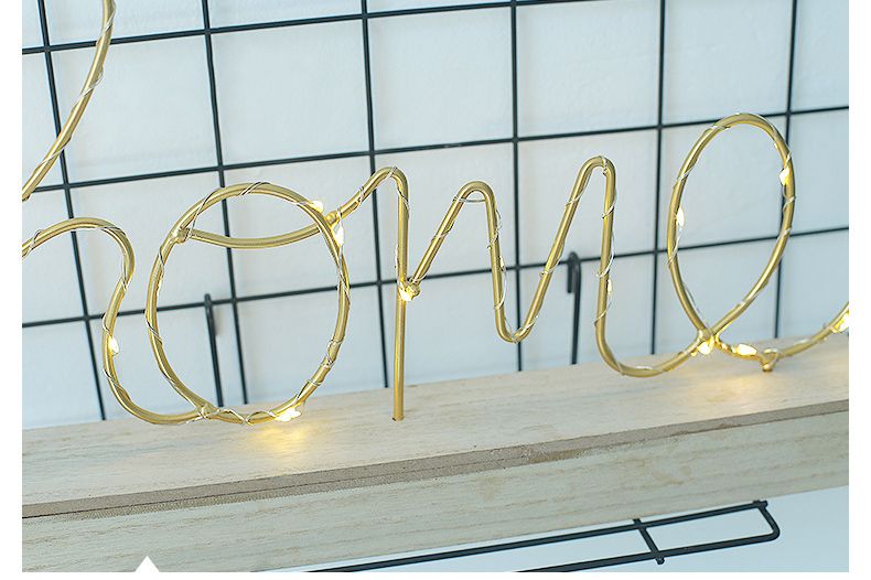 BẢNG ĐÈN CHỮ HOME - LOVE