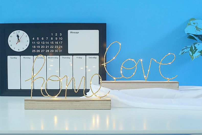 BẢNG ĐÈN CHỮ HOME - LOVE