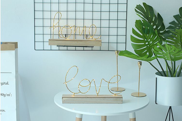  BẢNG ĐÈN CHỮ HOME - LOVE 