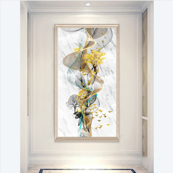 TRANH DECOR: TRỪU TƯỢNG LỤA