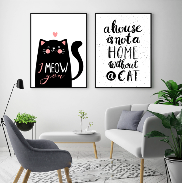 A HOUSE IS NOT A HOME WITHOUT A CAT - DC27
