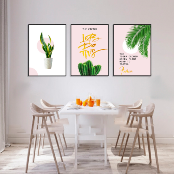 TRANH DECOR: CÂY LÁ NHIỆT ĐỚI - DC3174