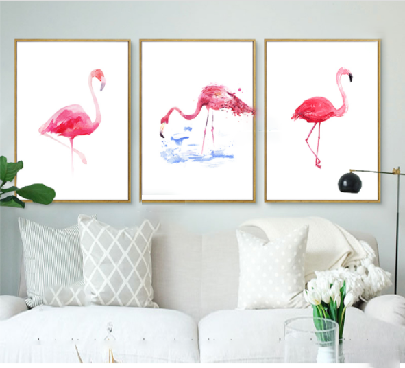 TRANH DECOR: HỒNG HẠC ĐỎ - DC3262