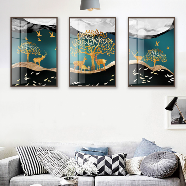 TRANH DECOR: MUÔN THÚ SUM VẦY - DC3282