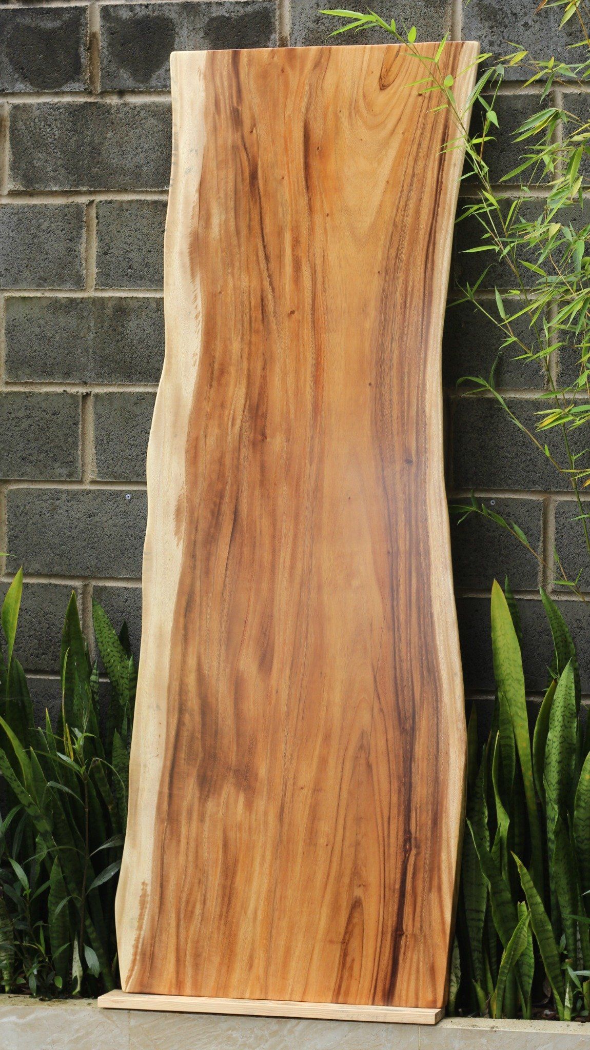BÀN GỖ ME TÂY 197 x 70 - 58 - 65 x 5 cm