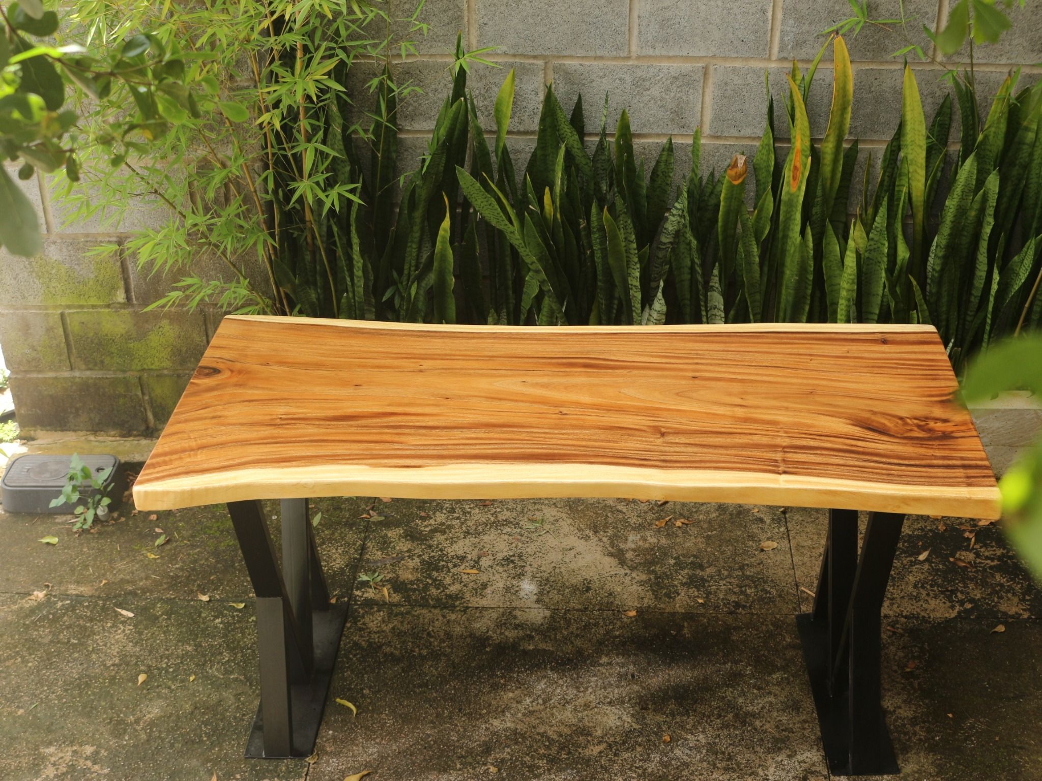 BÀN GỖ ME TÂY 160 x 64 - 74 x 5 cm