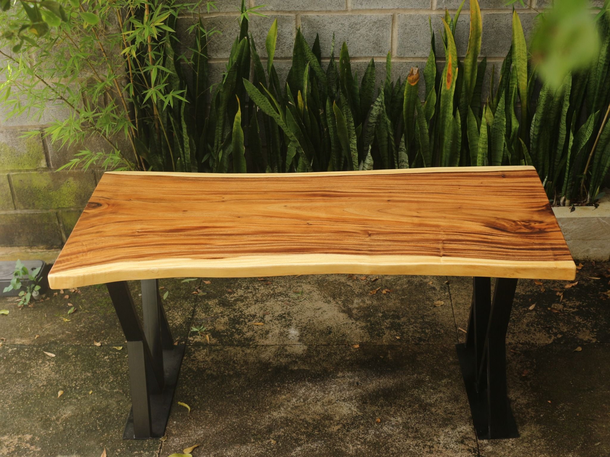 BÀN GỖ ME TÂY 160 x 64 - 74 x 5 cm