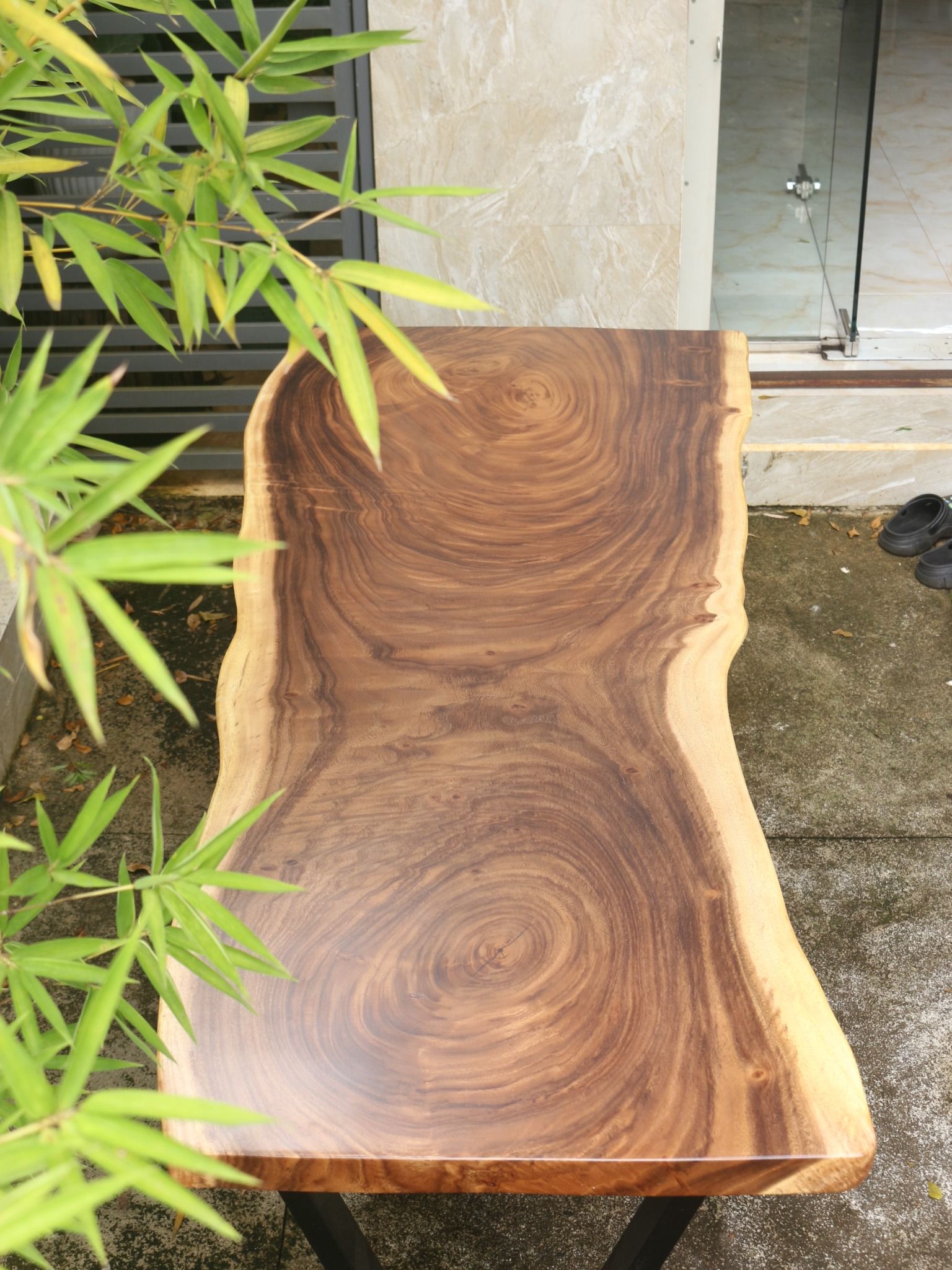 BÀN GỖ ME TÂY 175 x 65-70 x 5 cm
