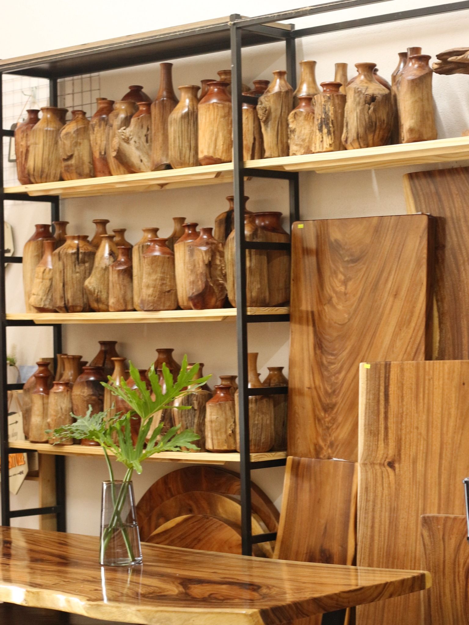 BÌNH GỖ LŨA DECOR