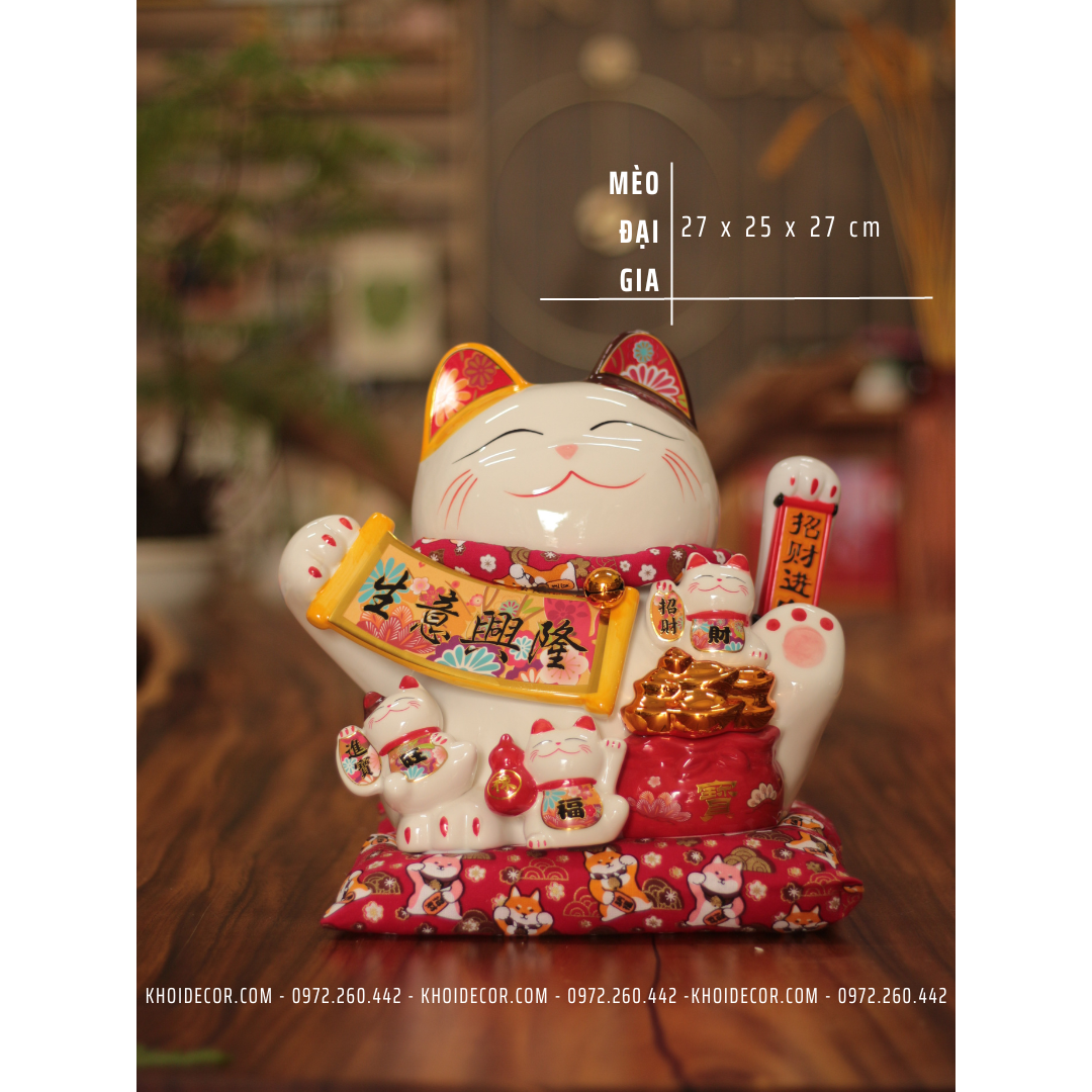 MÈO THẦN TÀI ĐẠI GIA 27CM