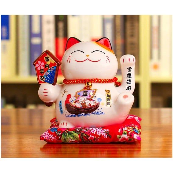 MÈO THẦN TÀI THẺ BÀI 16CM