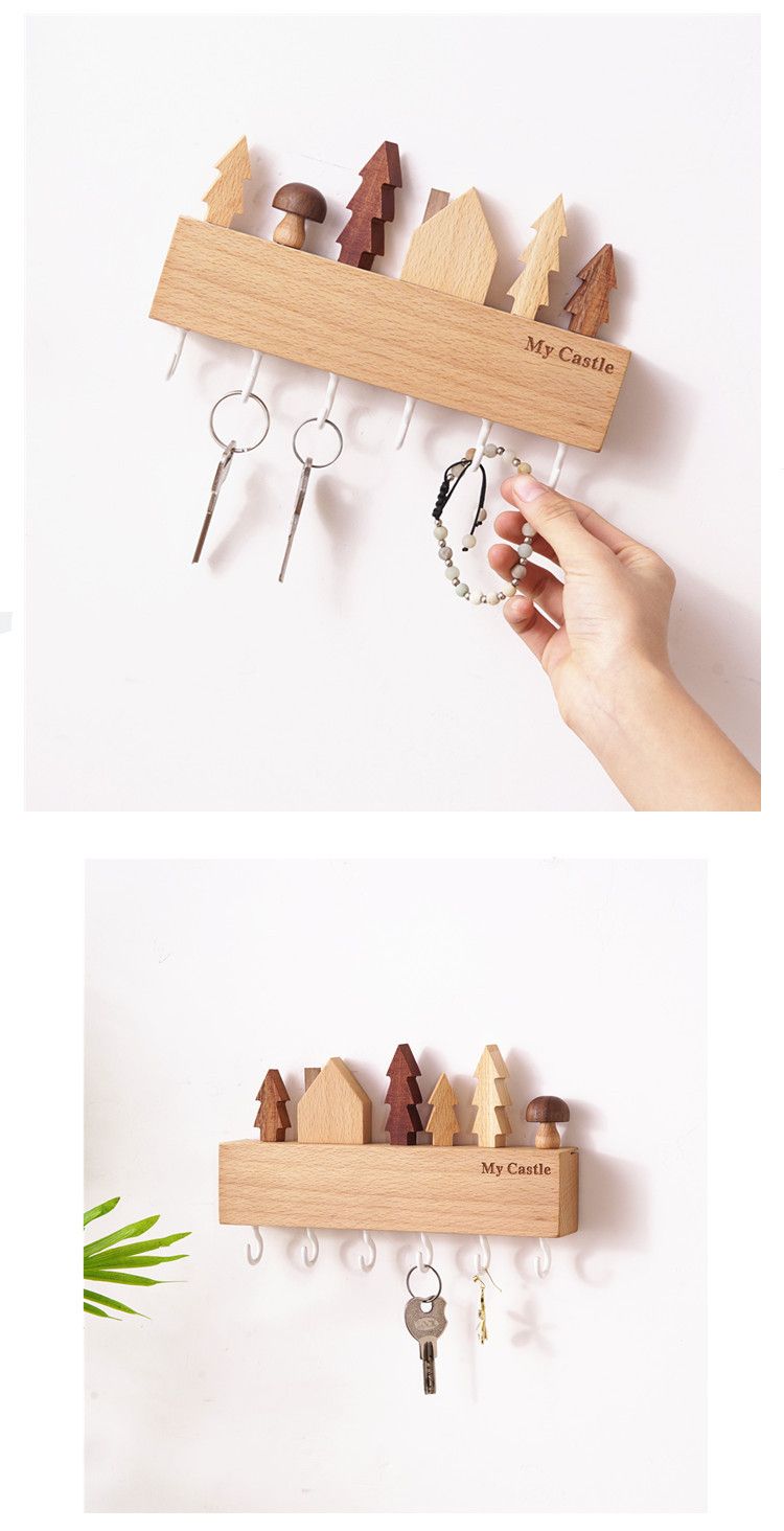 KỆ GỖ MÓC CHÌA KHÓA