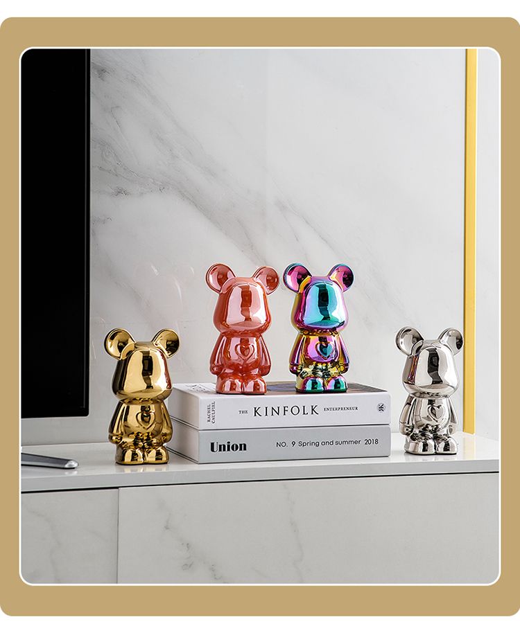 TƯỢNG GẤU BEARBRICK - 17,5CM