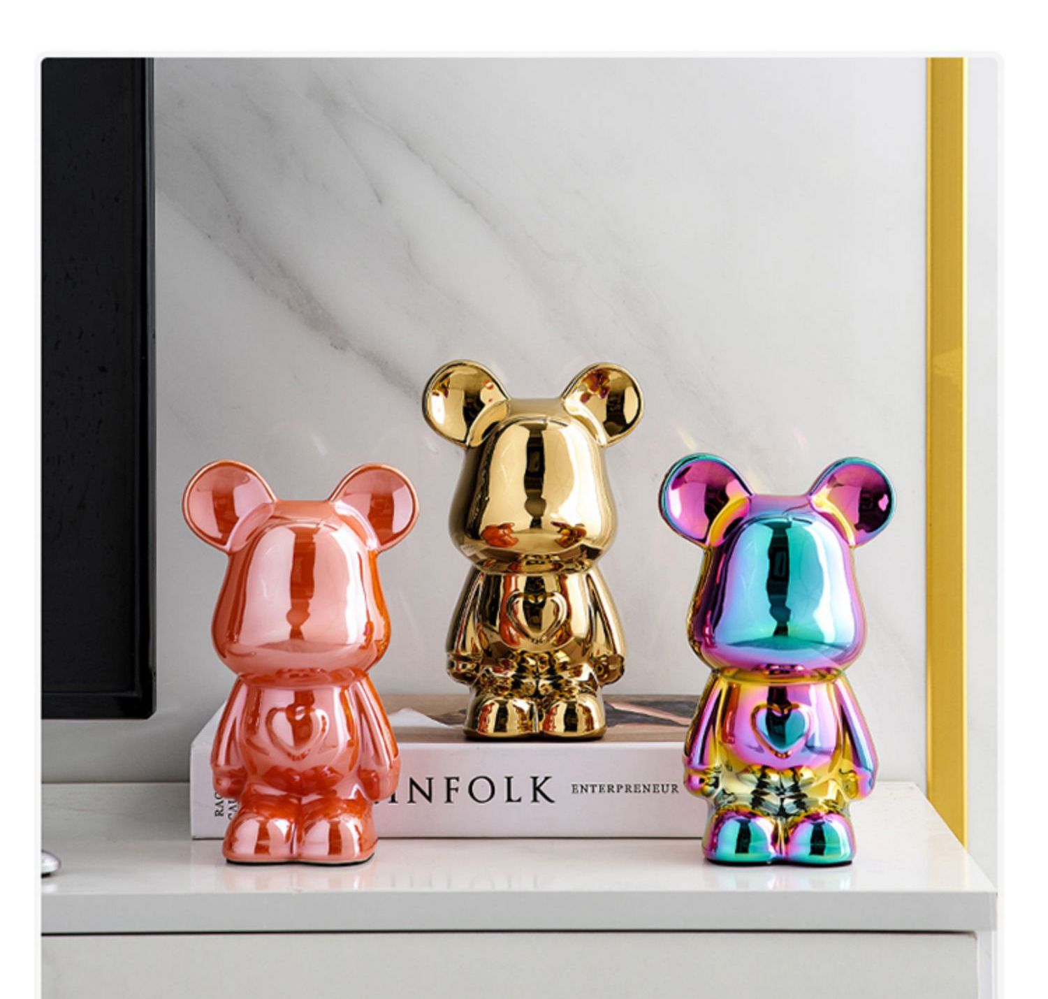 TƯỢNG GẤU BEARBRICK - 17,5CM