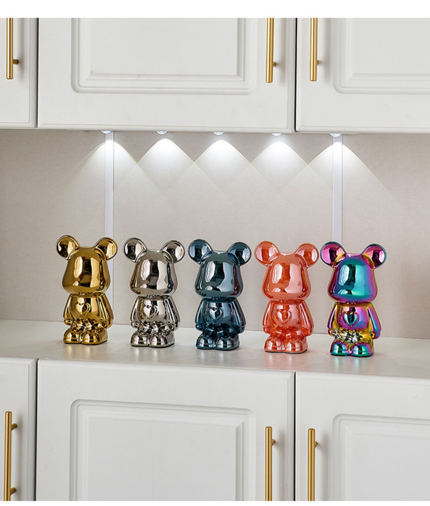TƯỢNG GẤU BEARBRICK - 17,5CM