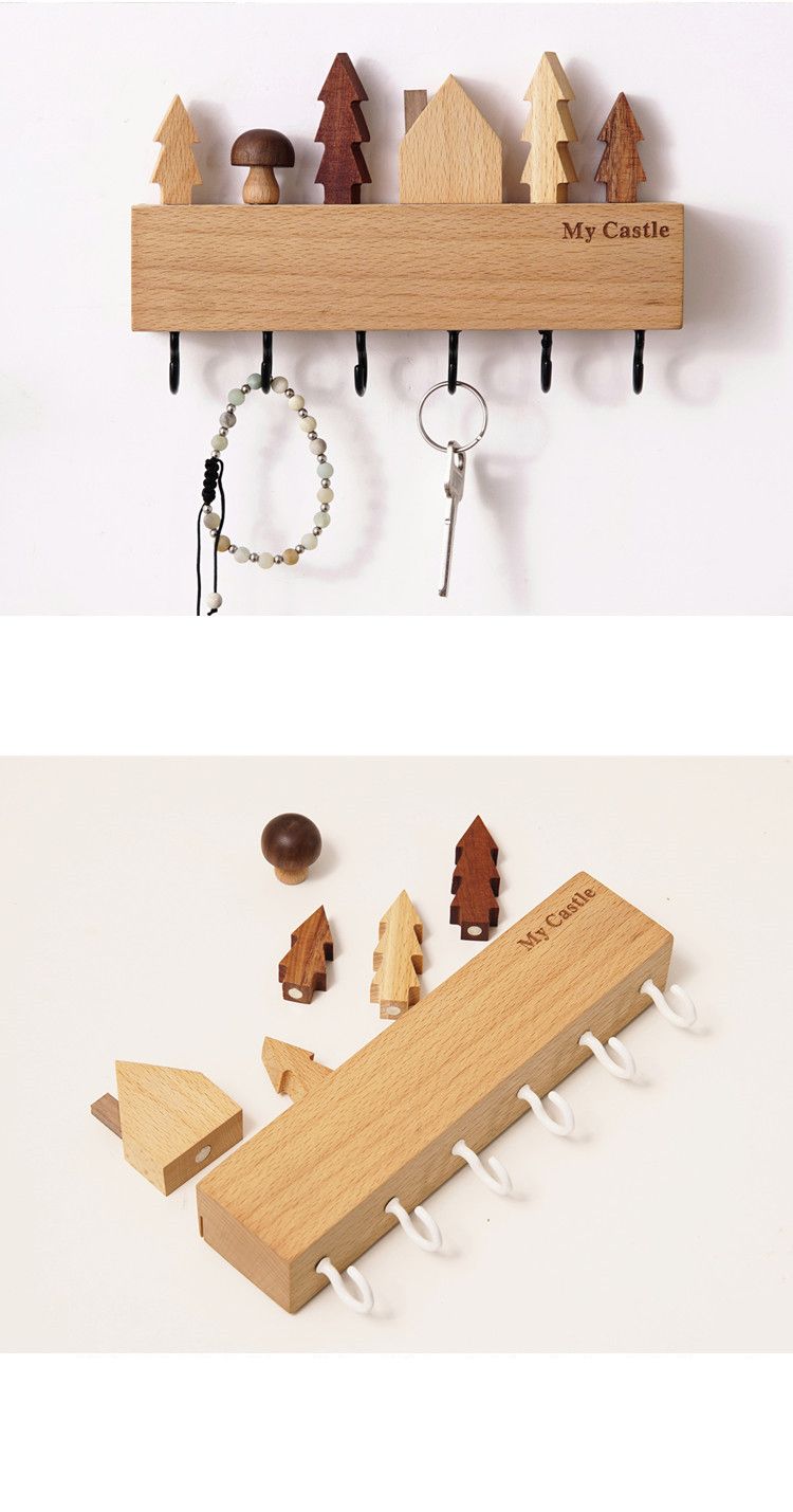 KỆ GỖ MÓC CHÌA KHÓA