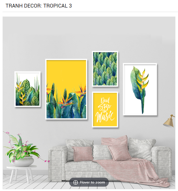 TRANH DECOR: TROPICAL 3