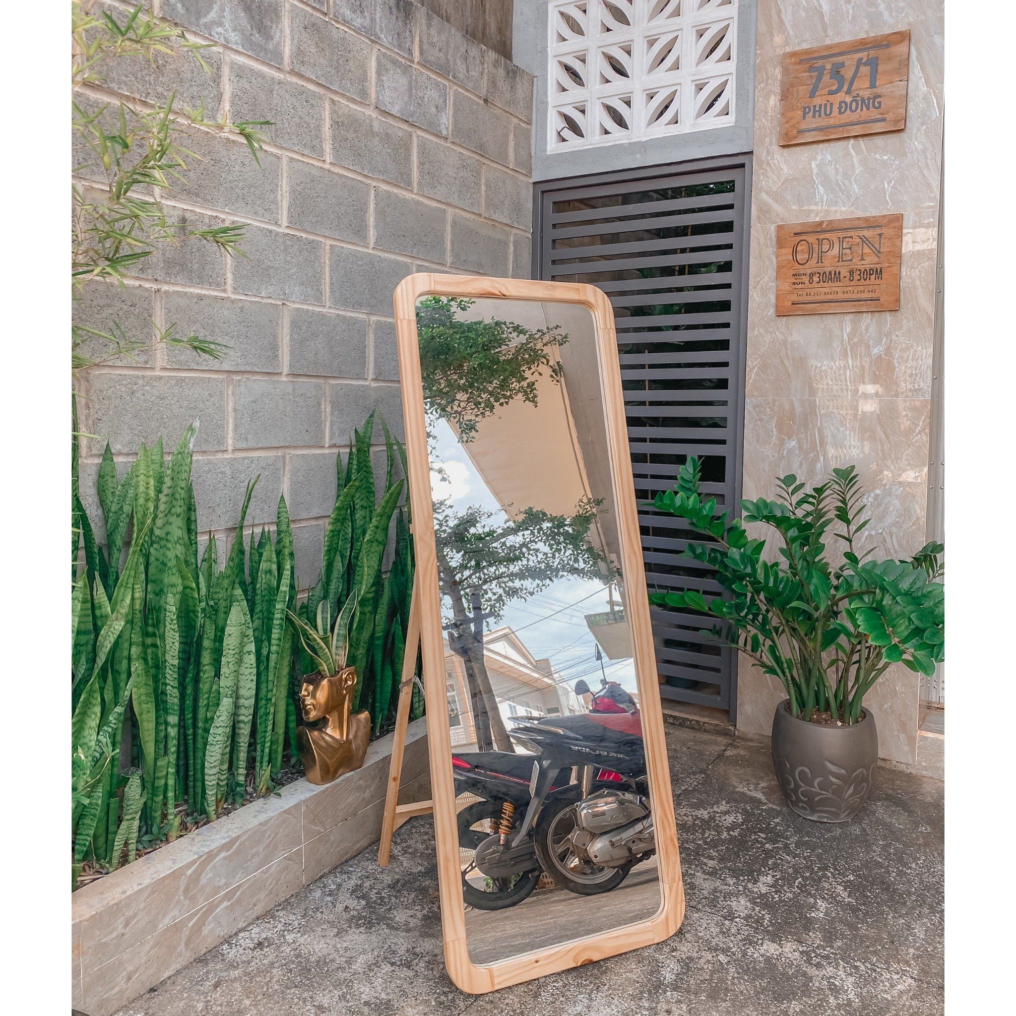 GƯƠNG GỖ TRANG TRÍ