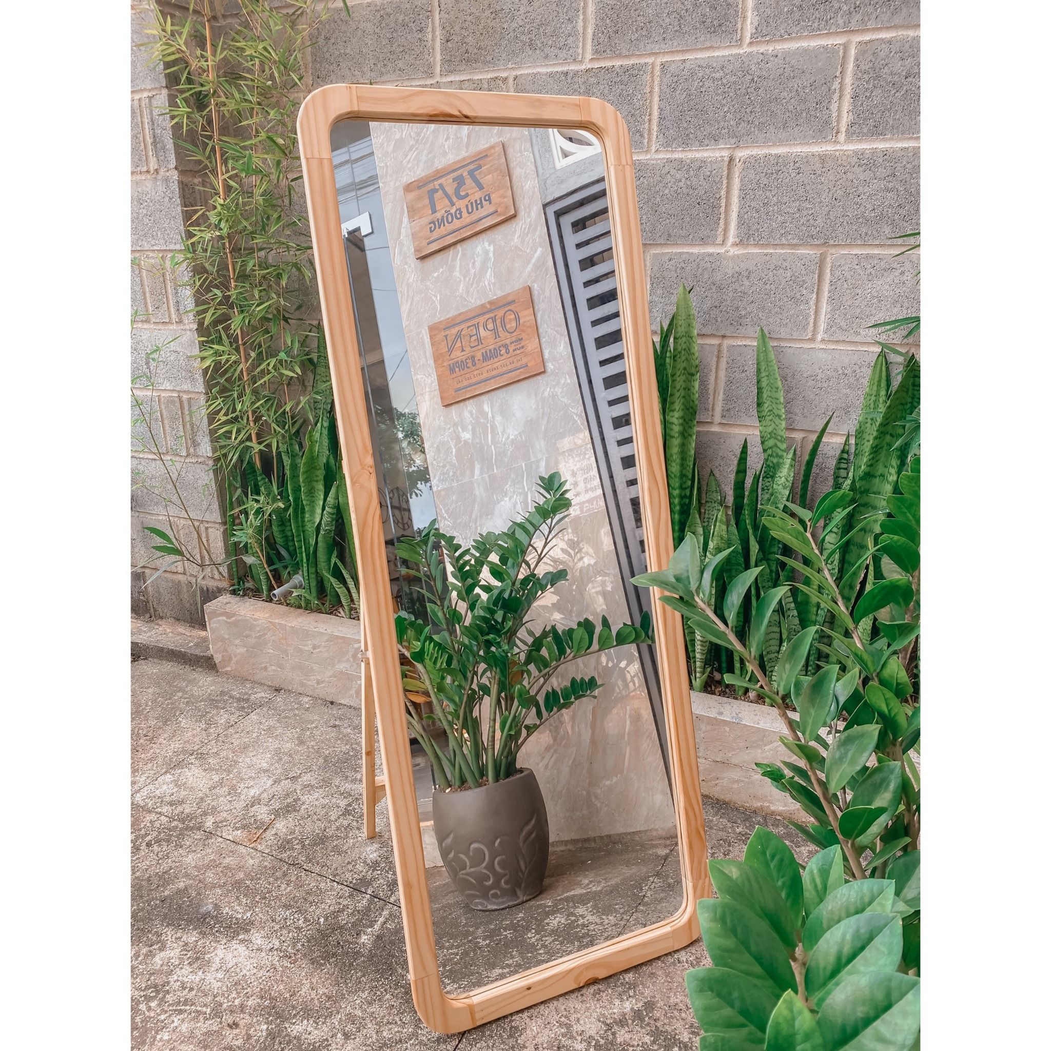GƯƠNG GỖ TRANG TRÍ