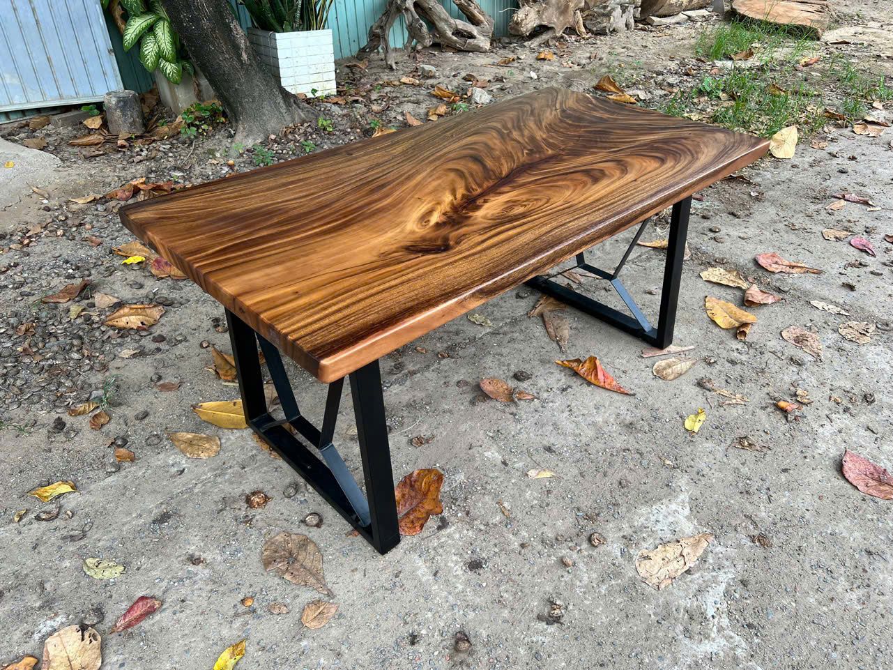 BÀN GỖ ME TÂY 160 x 83 x 5 cm