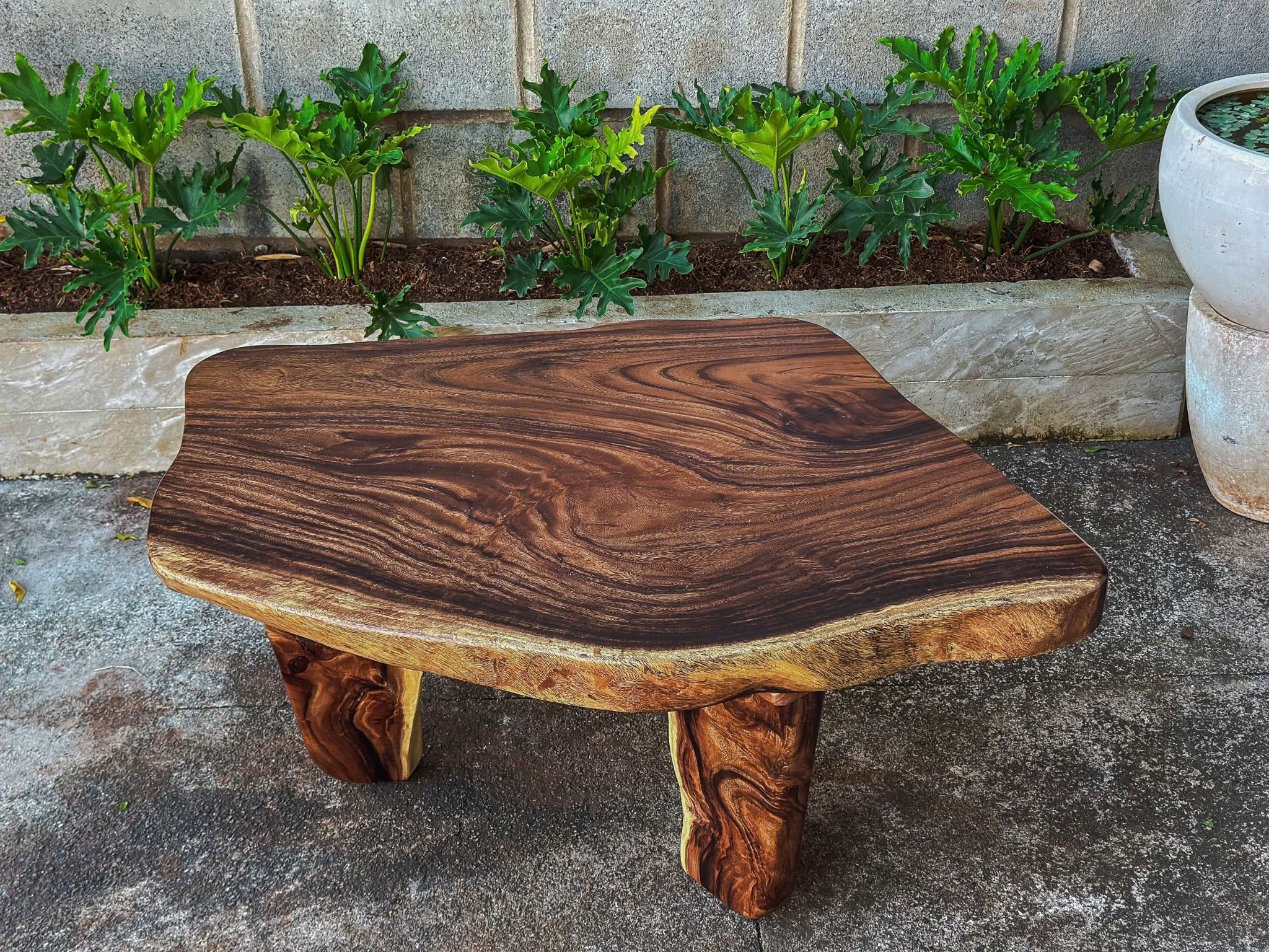 BÀN SOFA GỖ ME TÂY 85 x 86 x 6 cm
