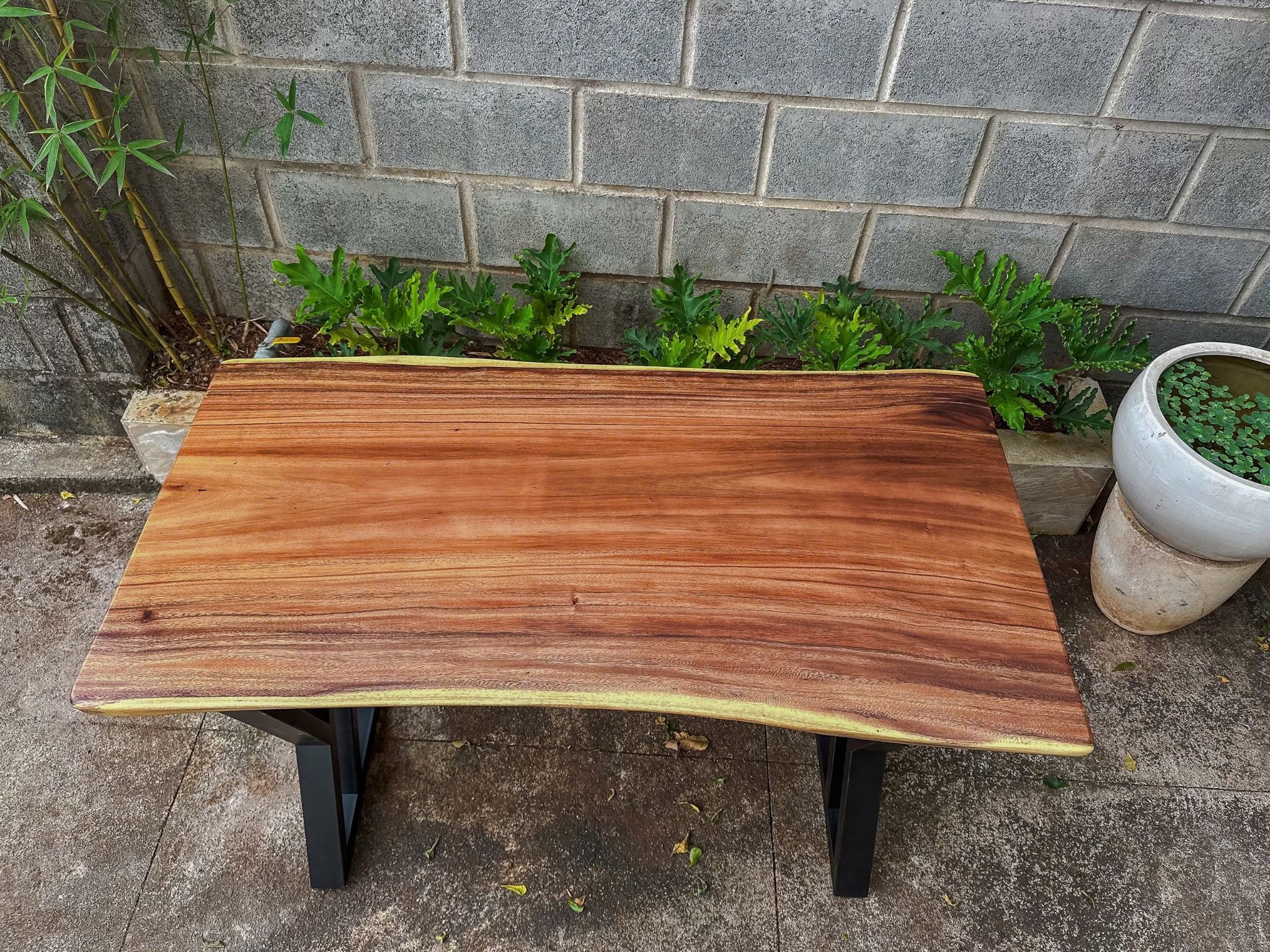 BÀN GỖ ME TÂY 120 x 60-65 x 5 cm