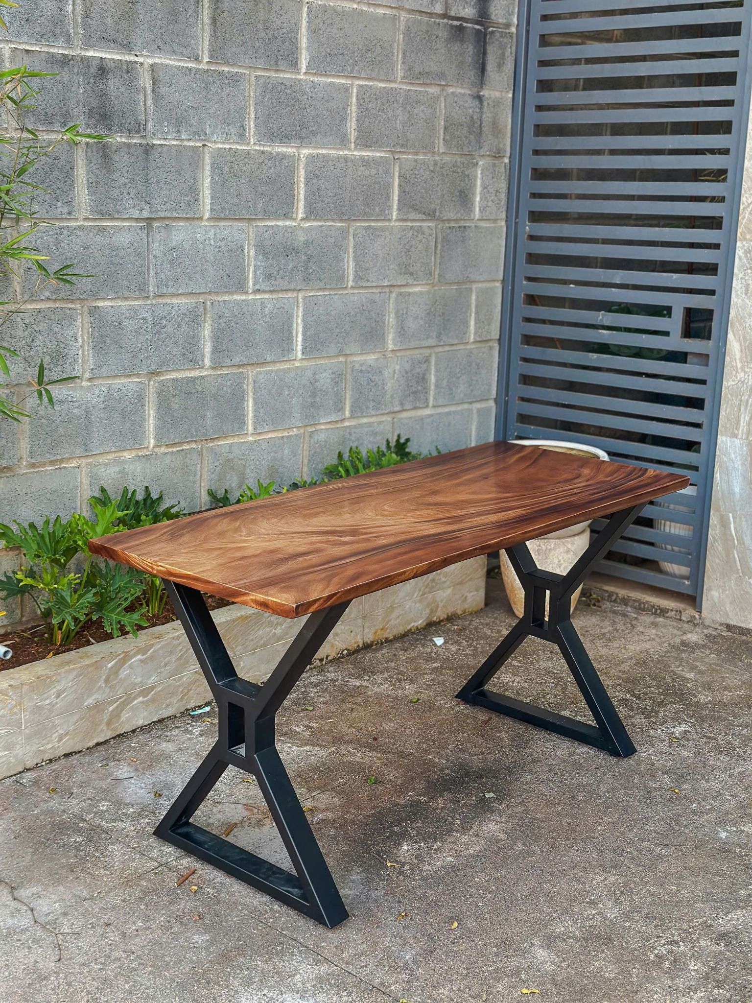 BÀN GỖ ME TÂY 140 x 60 x 3 cm