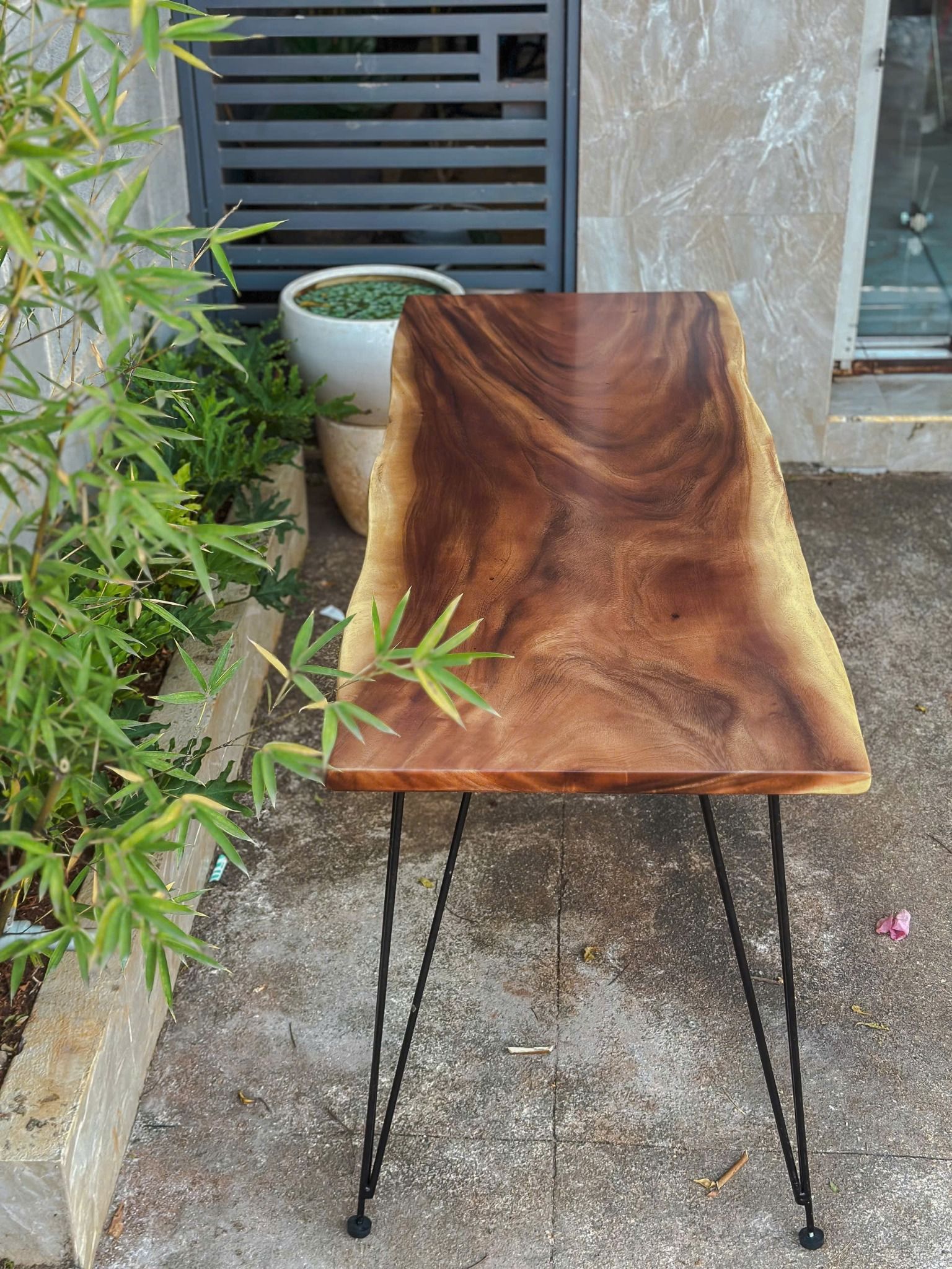 BÀN GỖ ME TÂY 160 x 63 x 3 cm