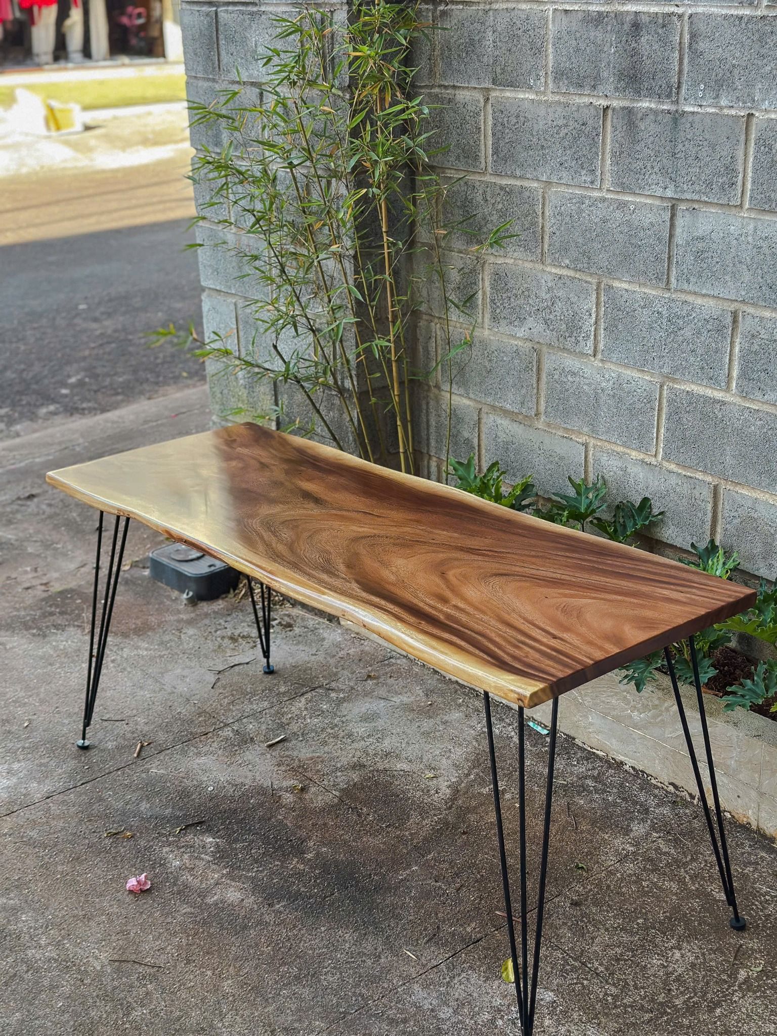 BÀN GỖ ME TÂY 160 x 63 x 3 cm