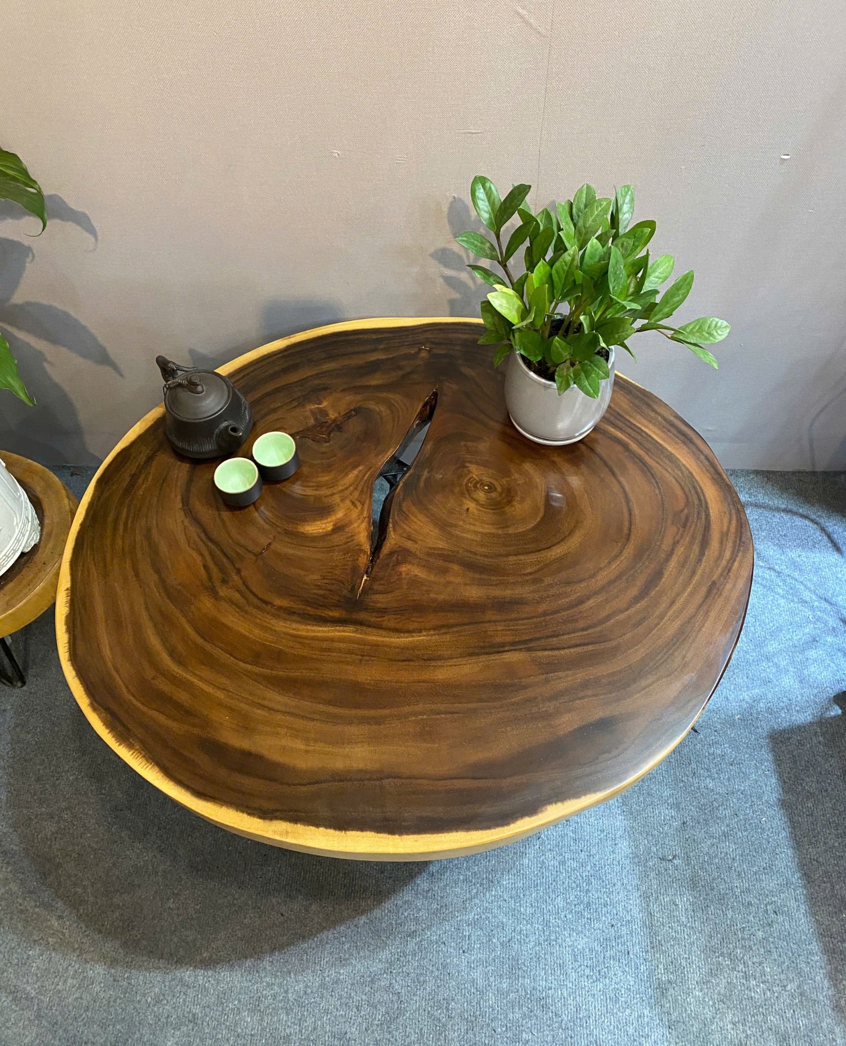 BÀN GỖ ME TÂY 74 x 64 x 5 cm