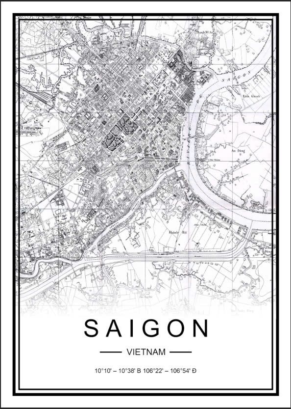 TRANH DECOR: SÀI GÒN - HÀ NỘI
