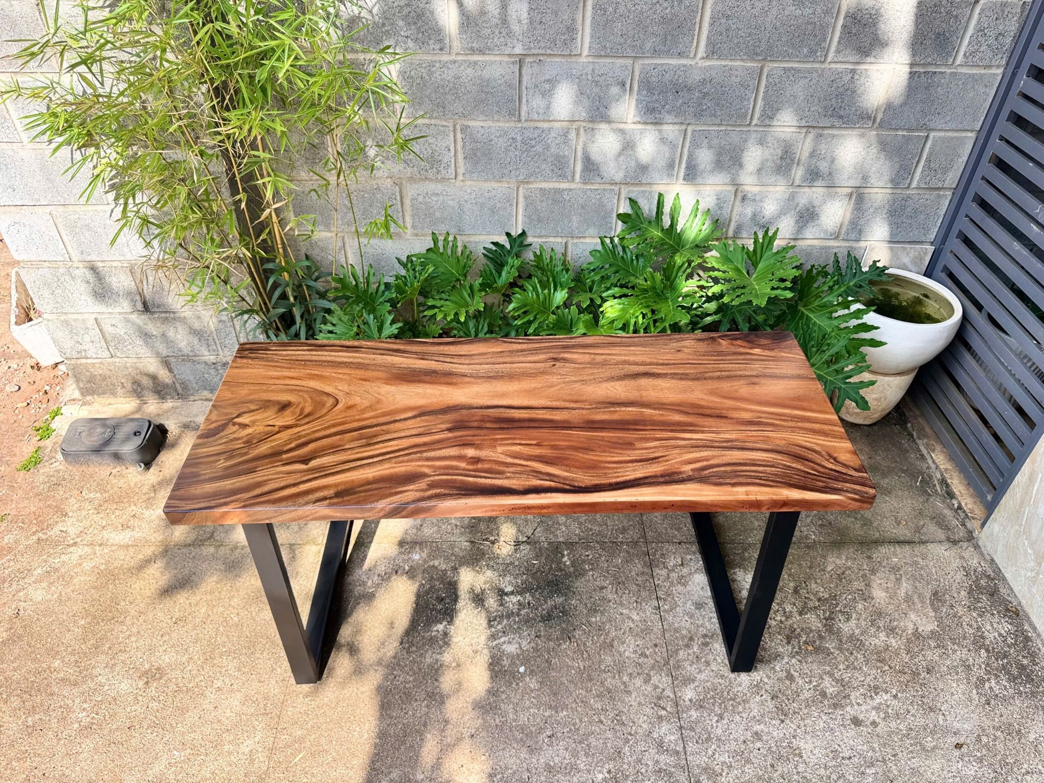 BÀN GỖ ME TÂY 160 x 65 x 5 cm